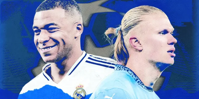 Manchester City - Real Madrid : le choc entre Mbappé et Haaland en chiffre