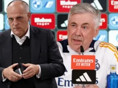 Liga : grosse tension entre Ancelotti et Javier Tebas